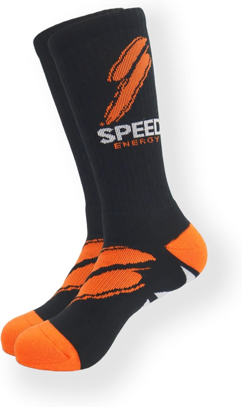 SpeedEnergy Race Car Sports Socks, Men's Automotive Stocking Stuffer Sports,F1,Motosports,Skateboard Gift for Car Lovers - Image 1